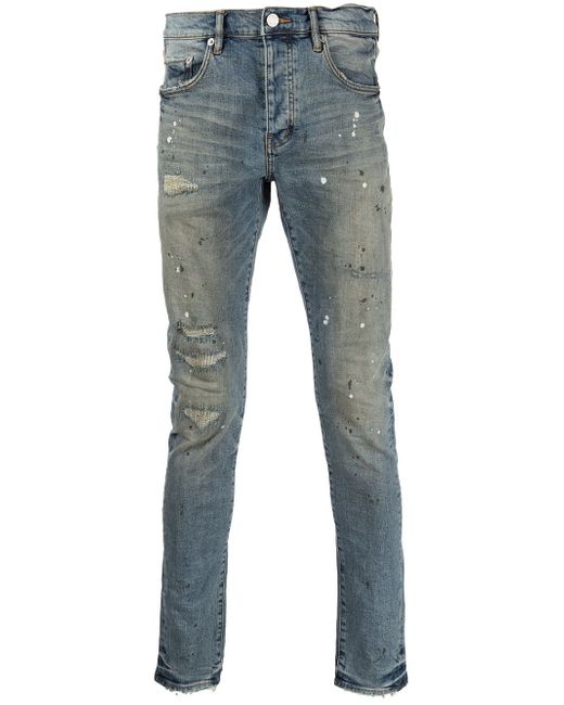 Purple Brand P001 distressed skinny jeans