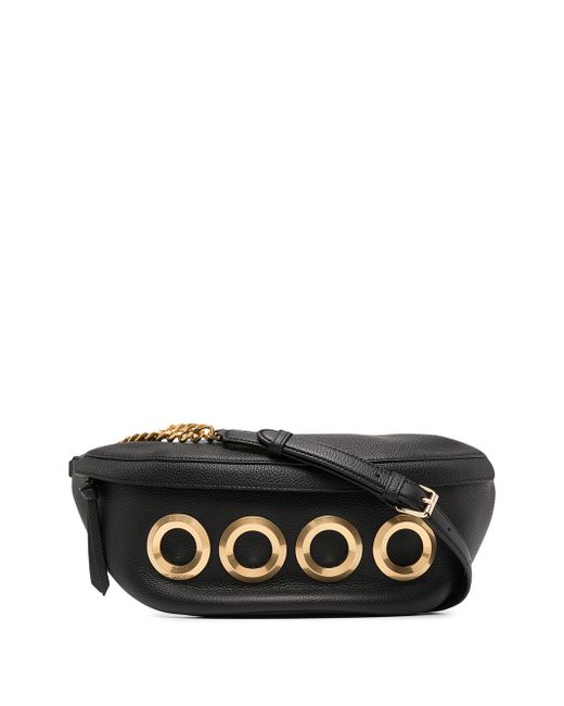 Etro ring-detail leather belt bag