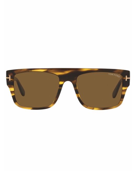 Tom Ford tortoiseshell-effect square-frame sunglasses
