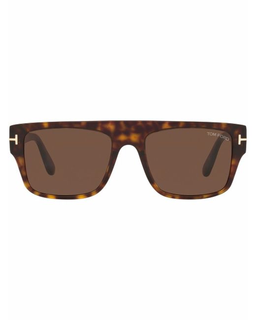 Tom Ford tortoiseshell-effect square-frame sunglasses