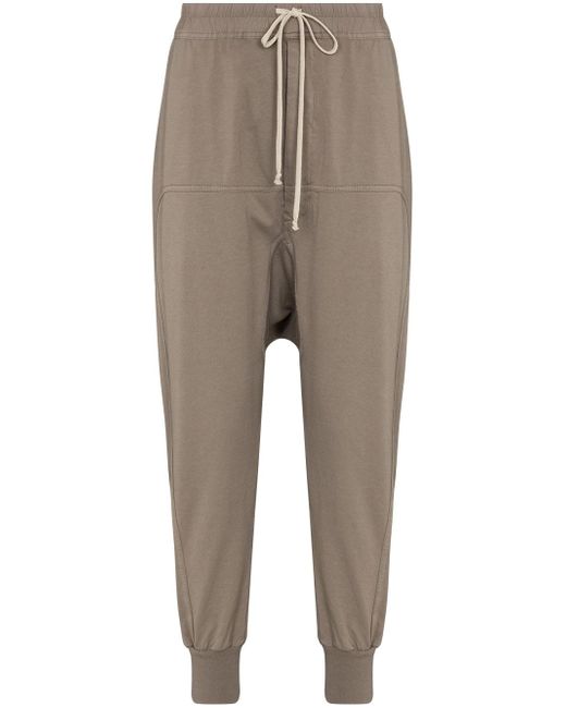 Rick Owens DRKSHDW tapered drop-crotch trousers