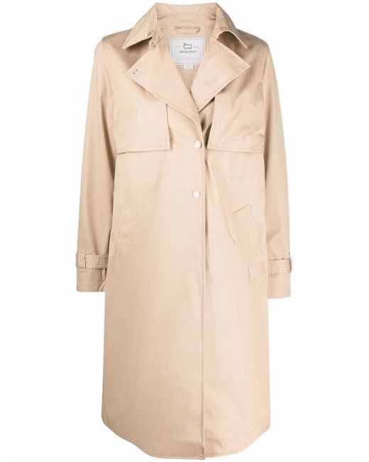 Woolrich button-up trench coat