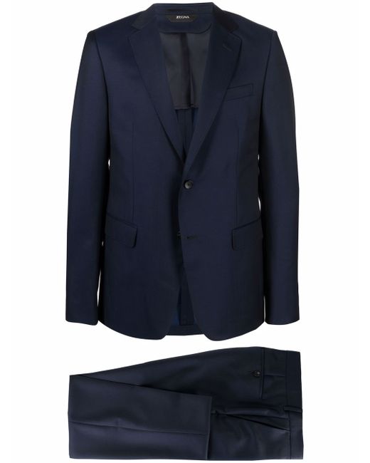 Z Zegna single-breasted wool suit
