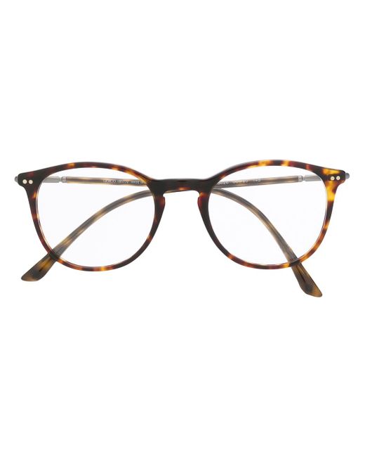 Giorgio Armani angular glasses