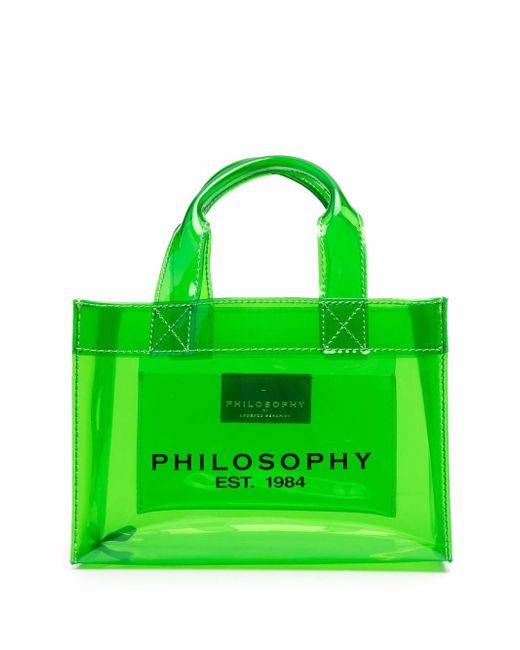 Philosophy di Lorenzo Serafini logo-print tote bag