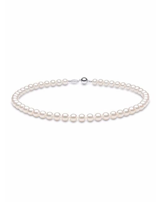 Yoko London 18kt white gold Classic 8mm Freshwater pearl necklace