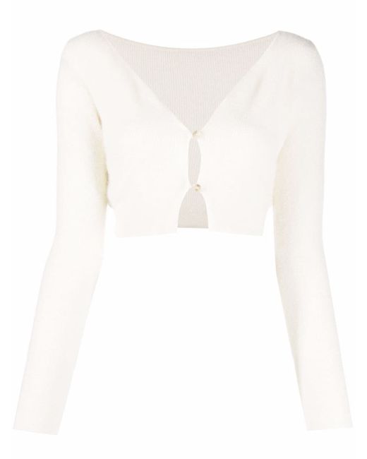 Jacquemus knitted cropped top