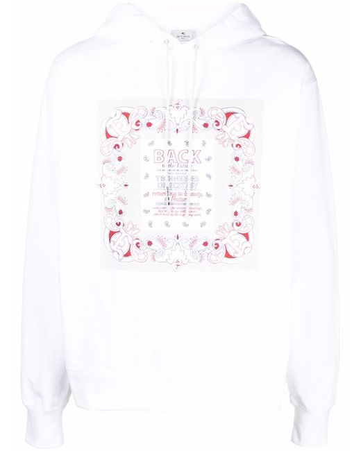 Etro Back To The Future cotton hoodie