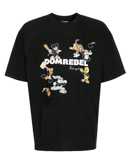 Dom Rebel logo-print T-shirt