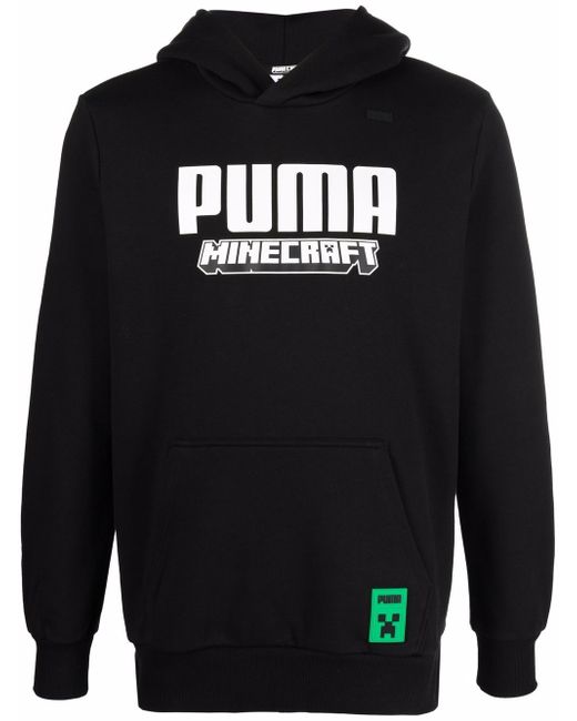 Puma Minecraft logo-print hoodie