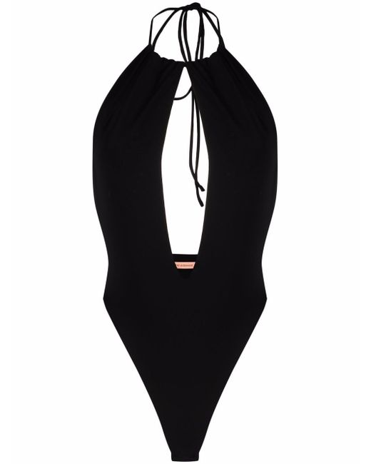 The Andamane backless halterneck swimsuit