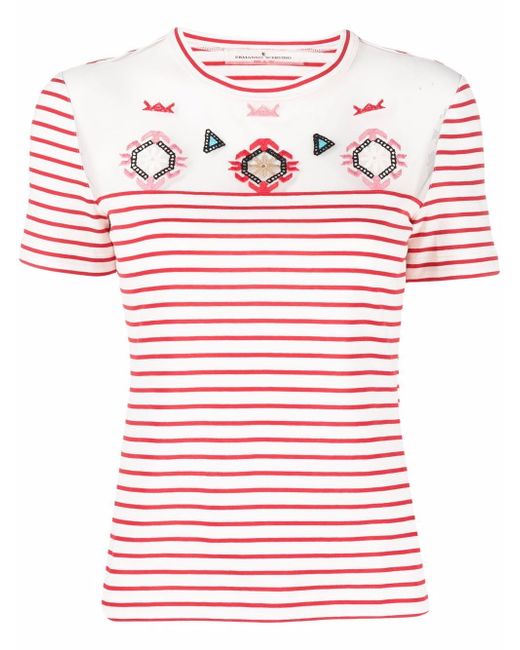 Ermanno Scervino striped short-sleeve T-shirt