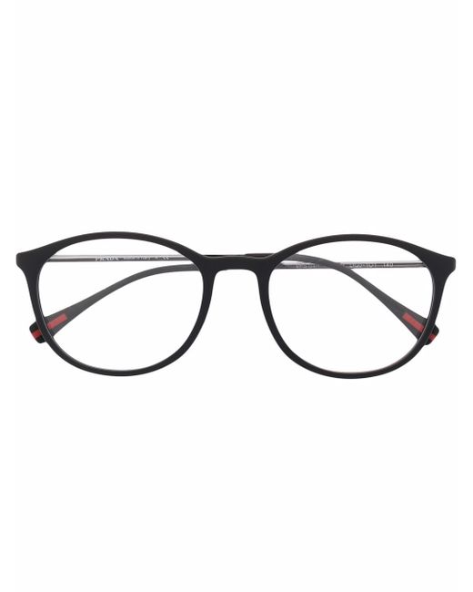Prada Linea Rossa oval-frame glasses