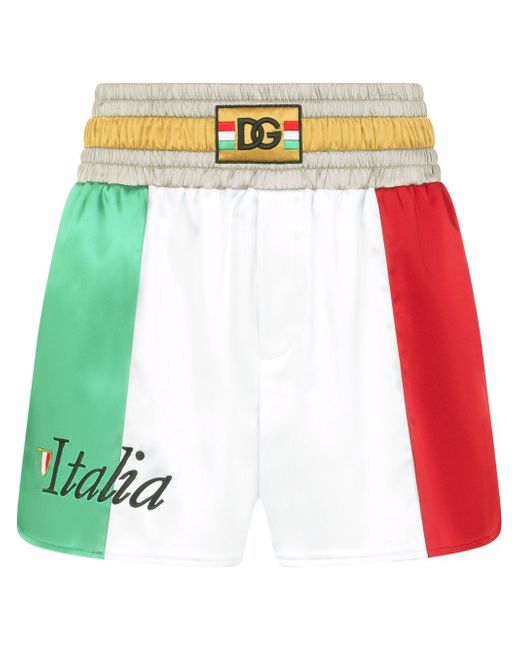 Dolce & Gabbana Italia colour-block shorts
