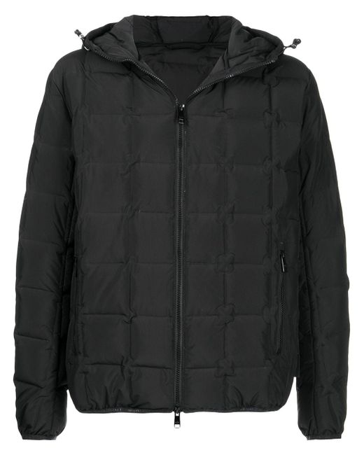 Armani Exchange padded zip-up hooded coat