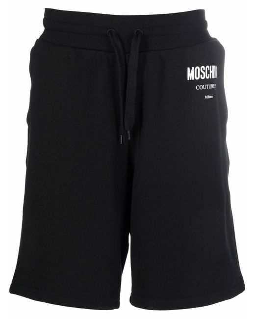 Moschino logo organic cotton shorts