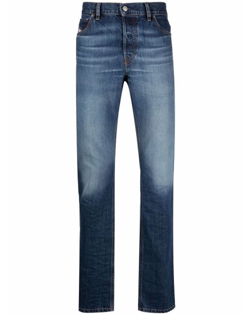 Diesel stonewashed slim-cut jeans
