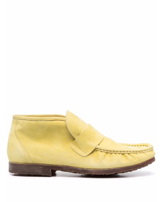 Premiata suede ankle-length loafers