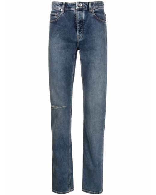 Zadig & Voltaire stonewashed straight-leg jeans