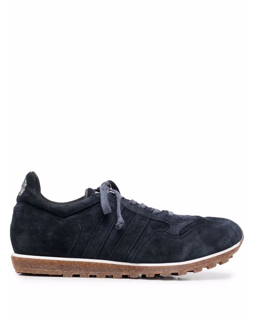 Alberto Fasciani panelled lace-up sneakers