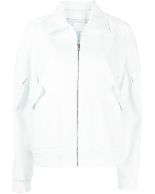 Dion Lee zip-up fitted bomber jacket