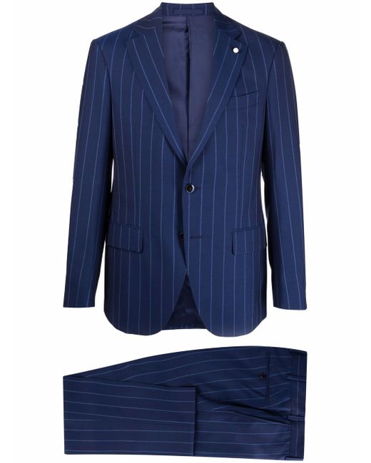 Luigi Bianchi Mantova two-piece pinstripe tailored suit