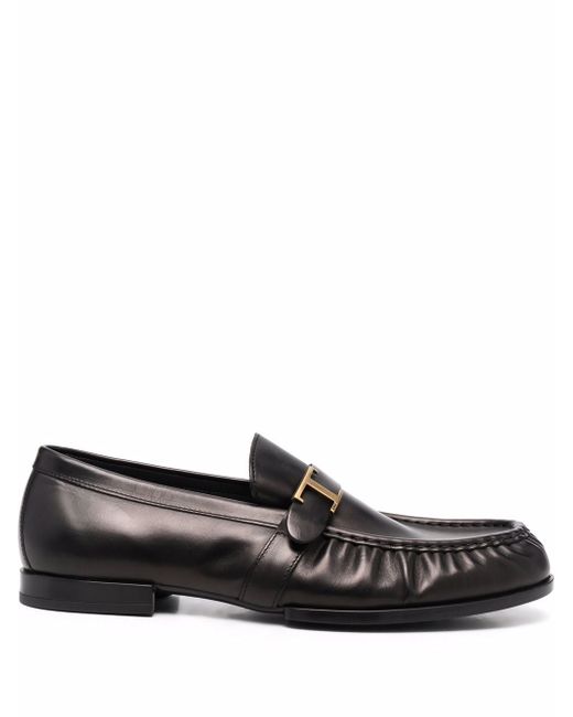 Tod's T-logo leather loafers