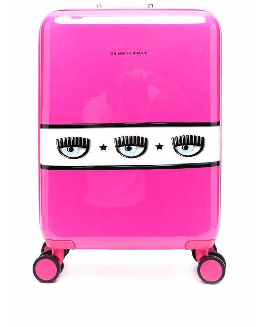 Chiara Ferragni Eye-print suitcase