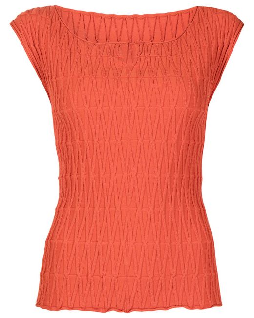 Muller Of Yoshio Kubo Spiny short-sleeved knitted top