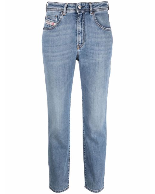 Diesel high-rise slim-cut jeans