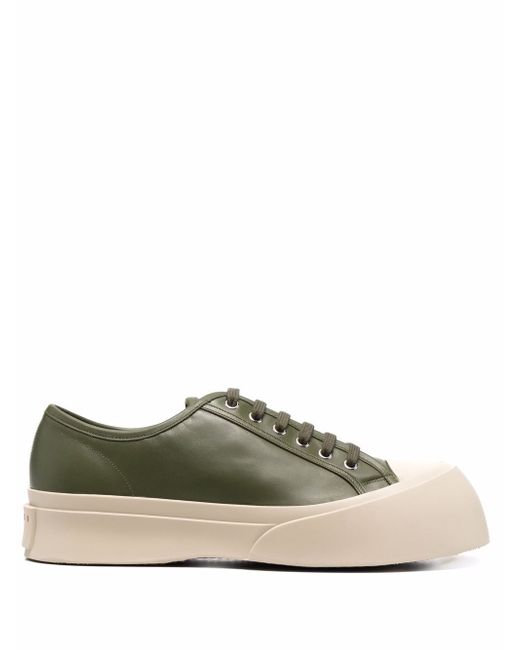 Marni leather low-top sneakers