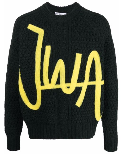 J.W.Anderson logo-intarsia jumper
