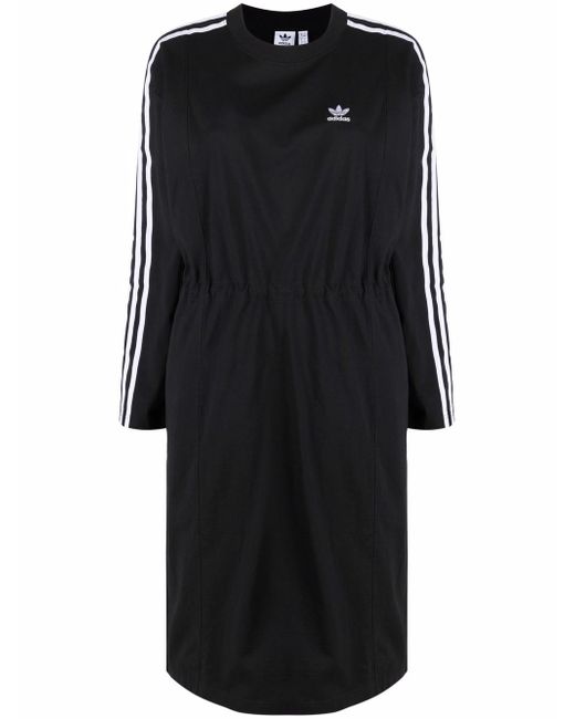 Adidas trefoil-detail dress