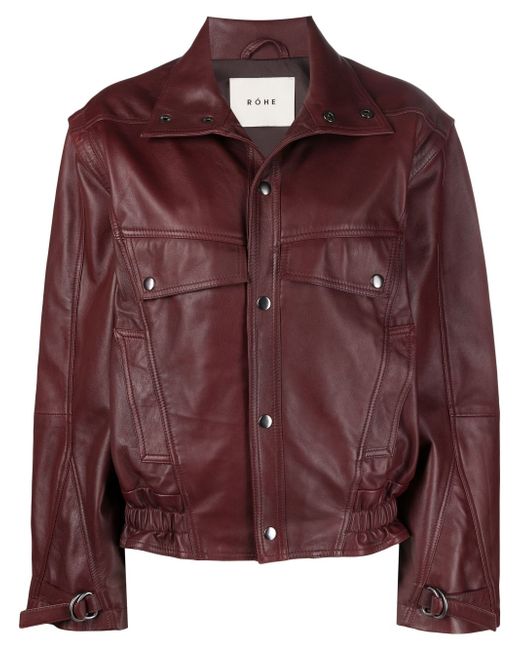 Róhe Yimai leather jacket