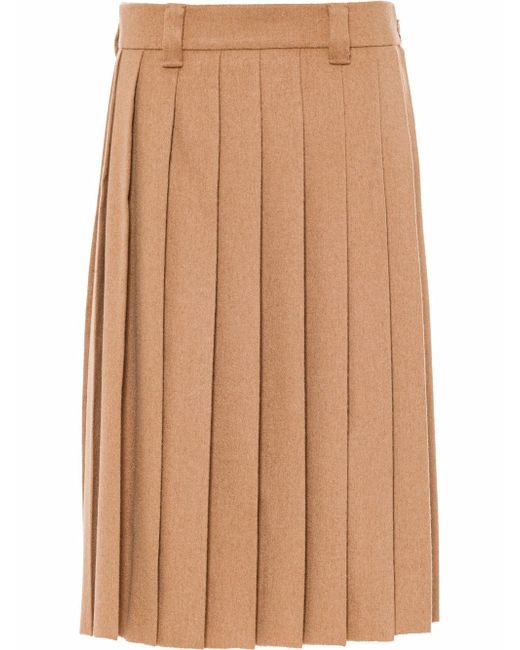 Miu Miu fully-pleated skirt