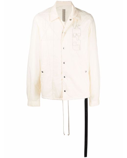 Rick Owens DRKSHDW quilted embroidered jacket