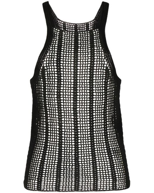 Dion Lee open-knit sleeveless top