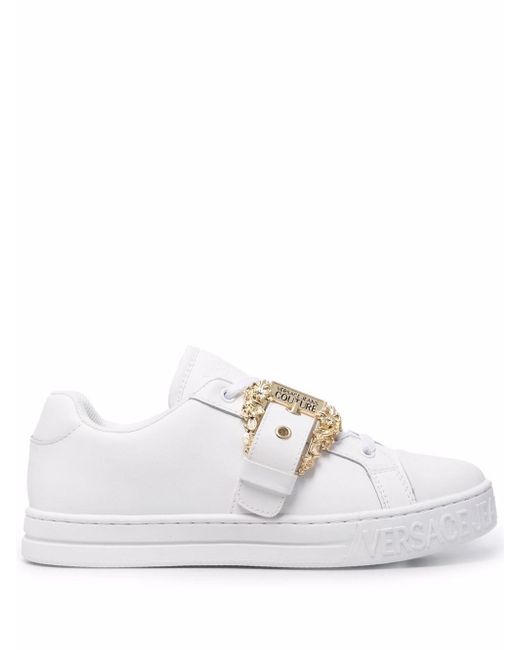 Versace Jeans Couture buckle-detail low-top sneakers