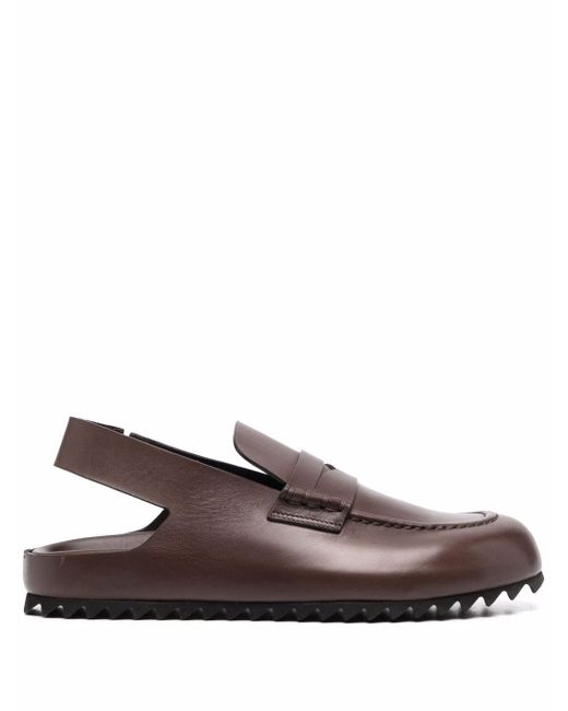 Officine Creative slingback leather loafers
