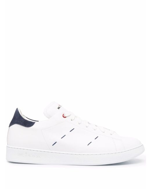 Kiton leather low-top sneakers