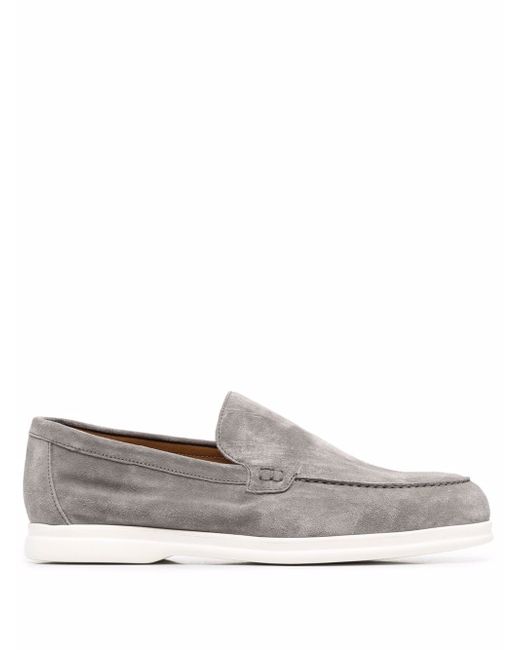 Doucal's slip-on suede mocassins