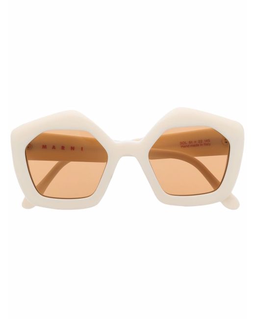 Marni Eyewear x Marni Laughing Waters geometric sunglasses