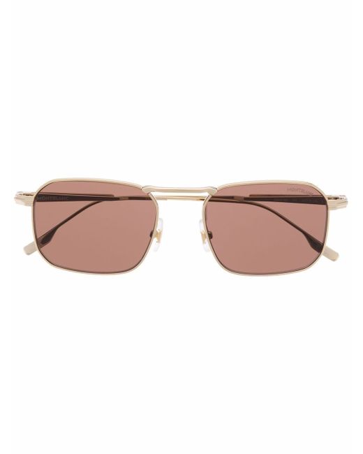 Montblanc square tinted sunglasses