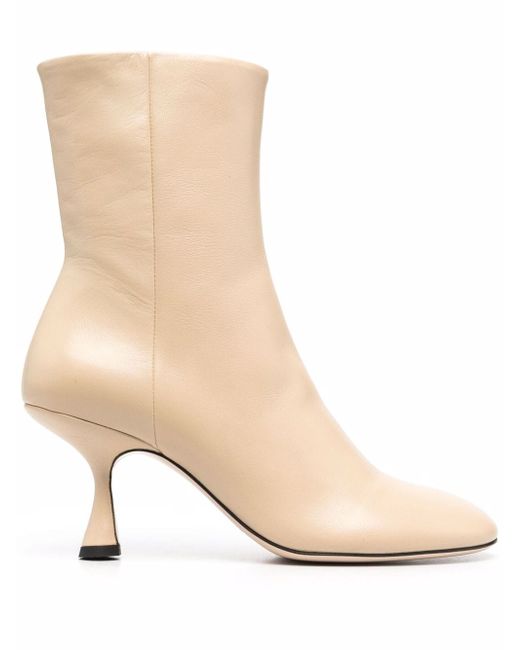 Wandler Marine leather ankle boots
