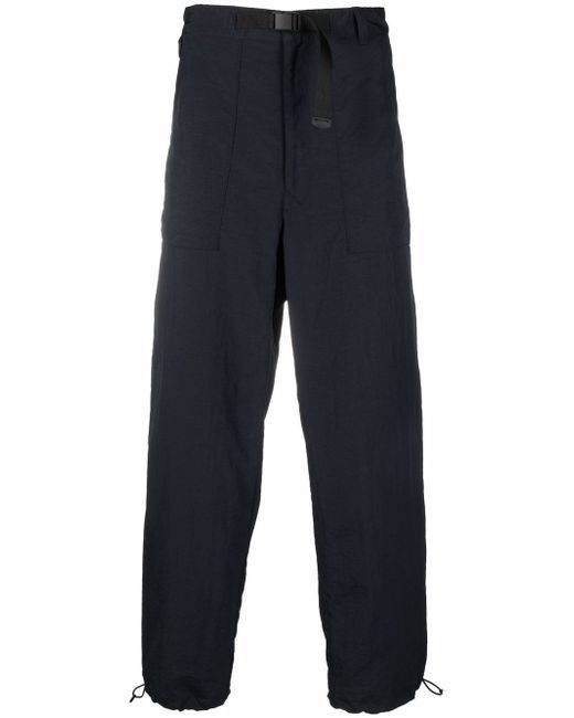 Undercover belted straight leg trousers