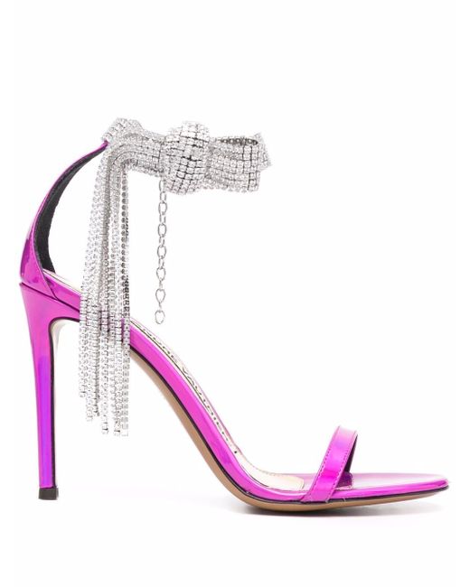 Alexandre Vauthier Diana 100mm crystal-embellished sandals