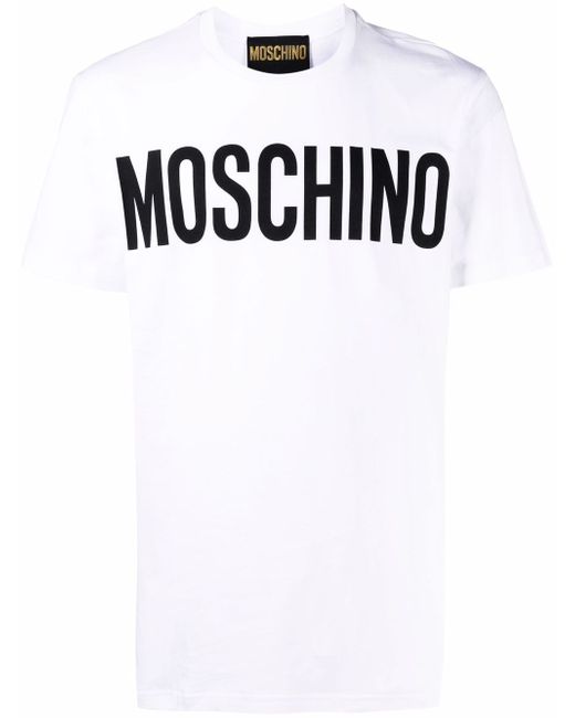 Moschino logo-print organic-cotton T-shirt