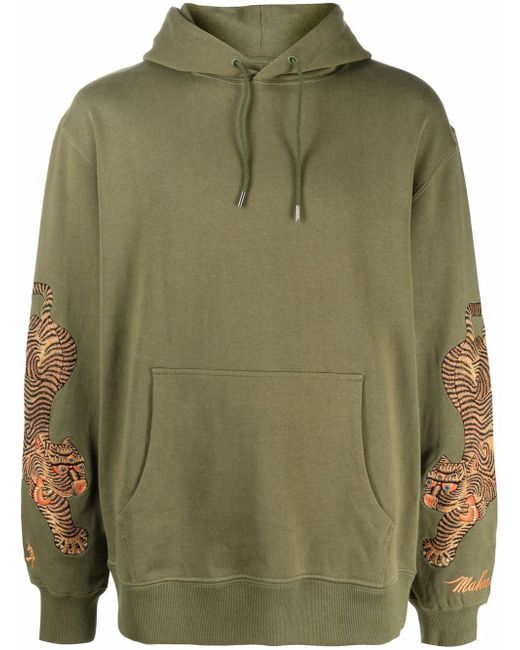 Maharishi tiger-print pullover hoodie