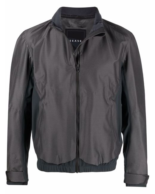 Sease detachable-hood zip-up jacket