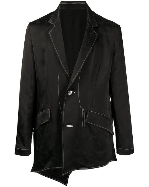 Sulvam contrast-stitched jacket